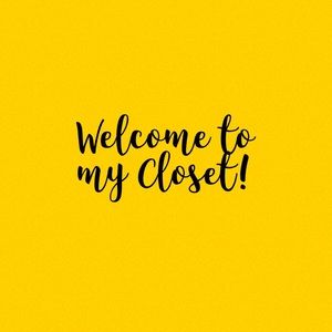 Welcome to my closet!
